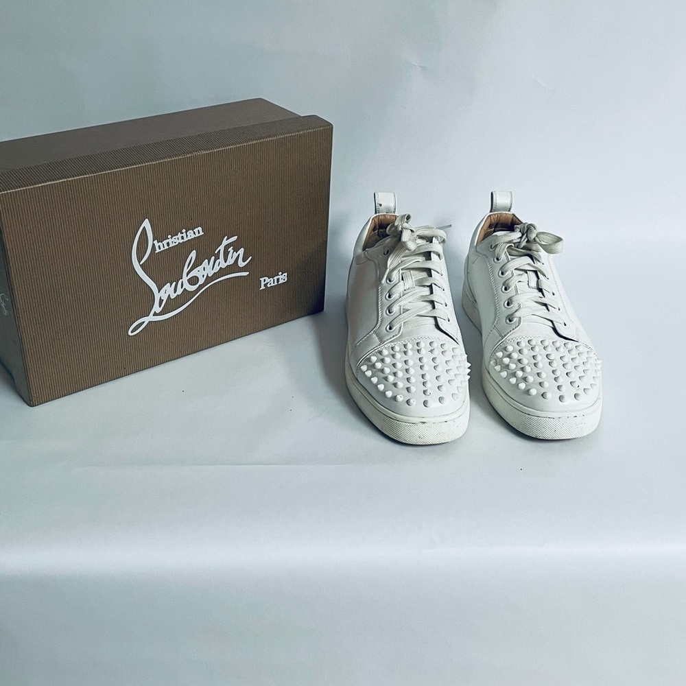 COPY - Christian Louboutin White Louis Junior Low Tops 12